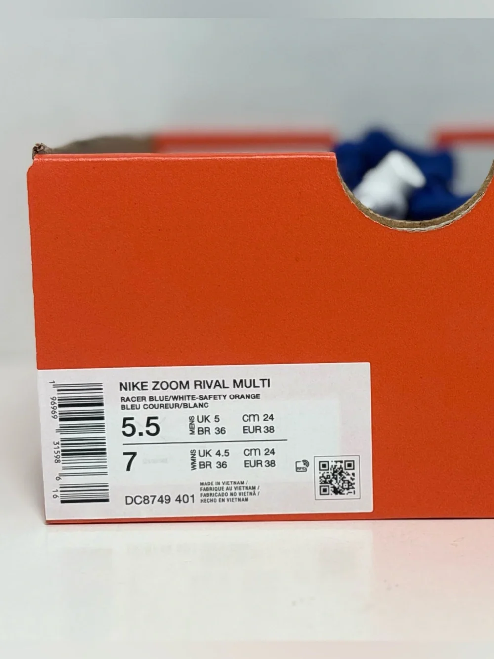 Nike Zoom Rival Multi Track and Field Shoes spikes DC8749-401